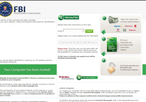 Eliminar FBI Green Dot Moneypak Virus