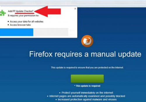 Remove FF Update Checker adware