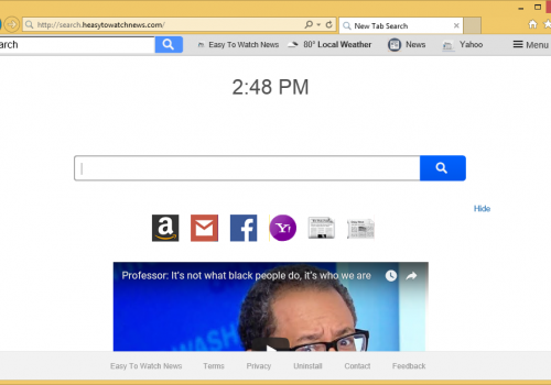 Rimuovere Heasytowatchnews.com