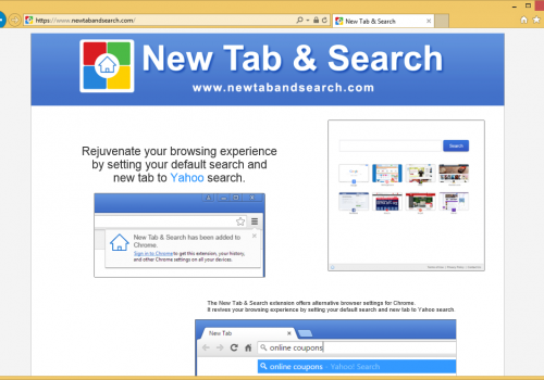 Rimuovere Newtabandsearch.com