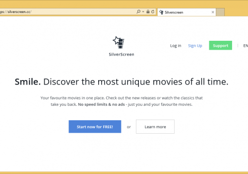 Rimuovere Silverscreen.cc