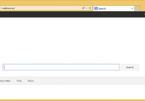 Come rimuovere Weknow.ac