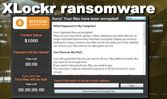 Xlockr Ransomware