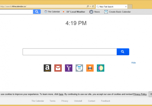 Rimuovere Search.hthecalendar.co