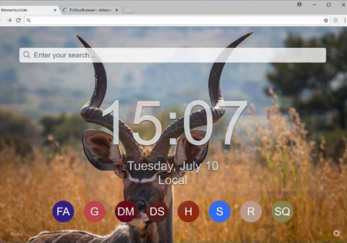 Come rimuovere Search.momentumlite.com