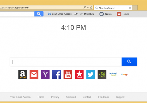 Come rimuovere search.searchyourea.com