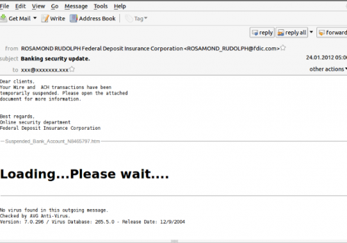 Remove Client Requirements Email Virus