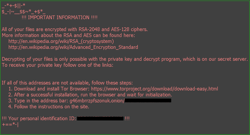 Locky Imposter Ransomware