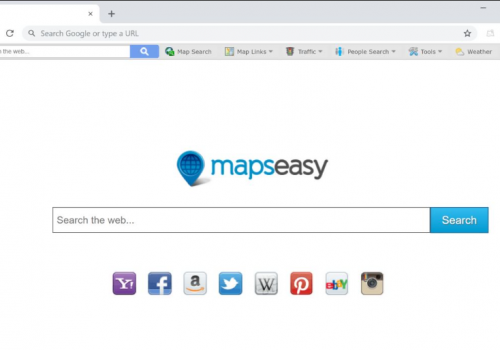 Remove MapsEasy New Tab