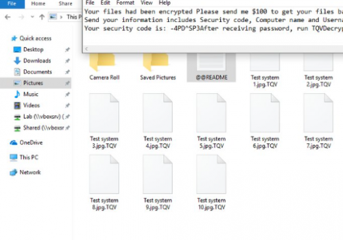Eliminar TQV Ransomware