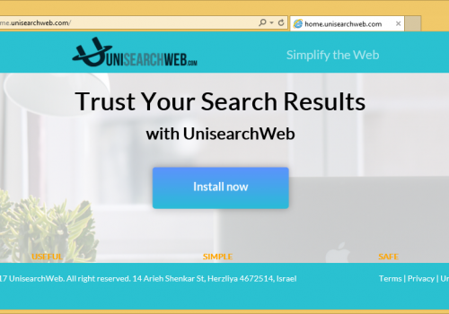 Rimuovere Unisearchweb.com