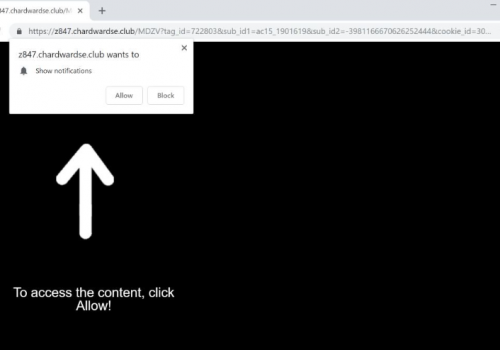 Rimuovere Chardwardse.club fast & easy