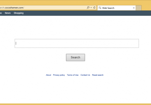Rimuovere Search.cocoshamen.com