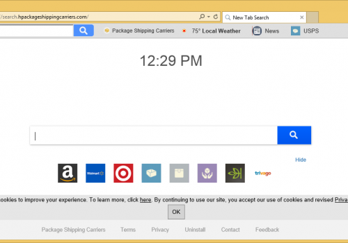 Search.hpackageshippingcarriers.com rimozione