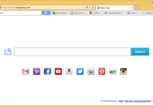 Rimuovere Search.mapseasy.net