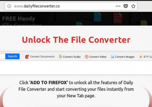 Jak usunąć Dailyfileconverter Redirect Virus