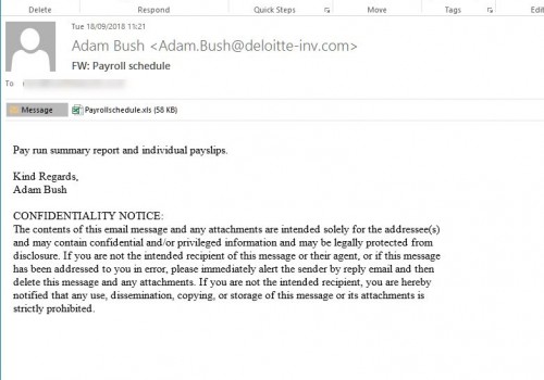 Quitar Deloitte Email Virus