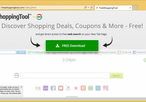 Rimuovere FreeShoppingTool Toolbar