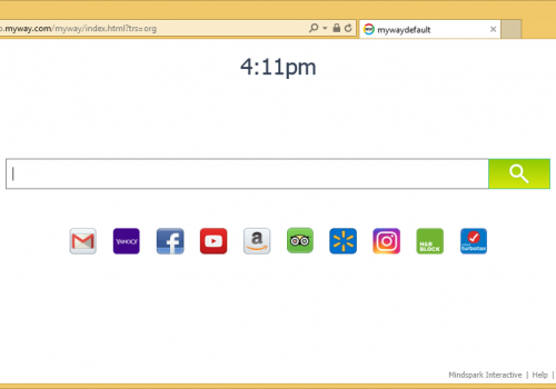 Rimuovere MyWay redirect