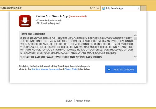 Jak usunąć Searchfort.online