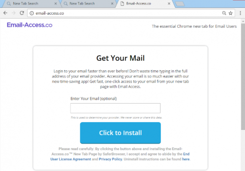 Remove Your Email Access redirect