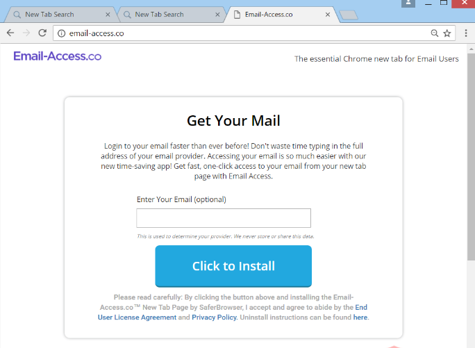 Your Email Access redirect