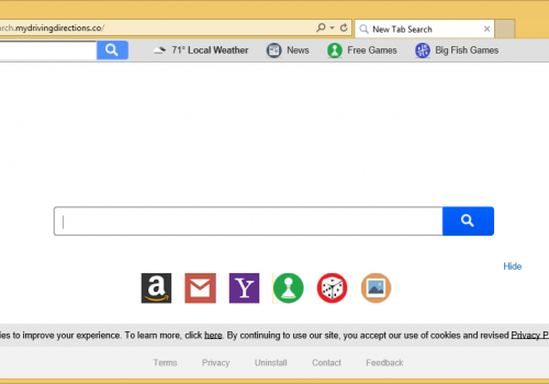 Rimuovere Search.mydrivingdirections.co