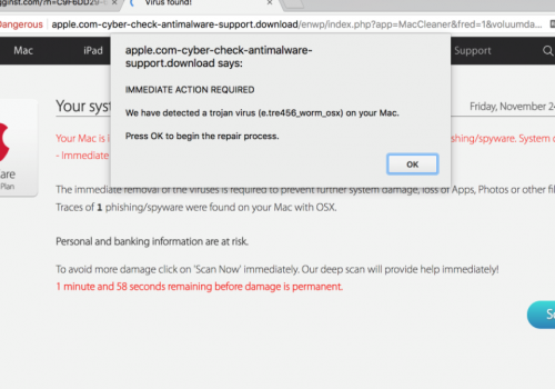 Remove AppleCare Protection Plan Scam