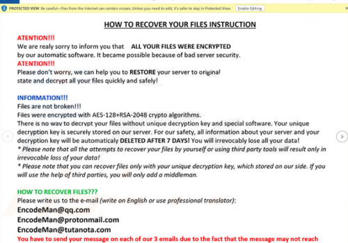 Eliminar Eman ransomware