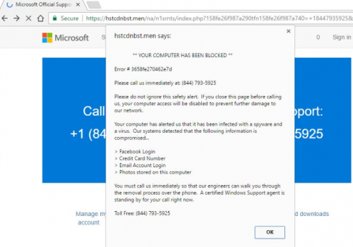 Remove Microsoft Support POP-UP Scam