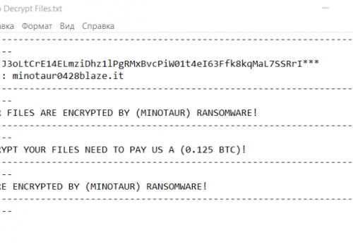 Eliminar Minotaur ransomware