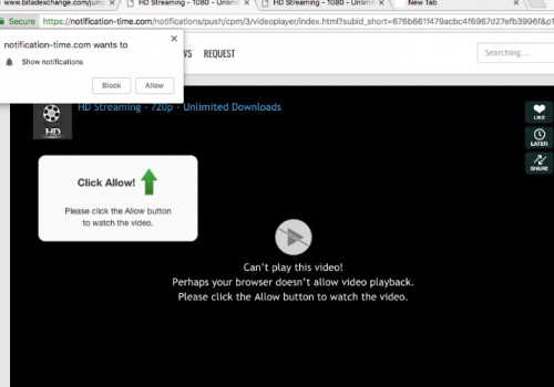 Jak usunąć Notification-time.com