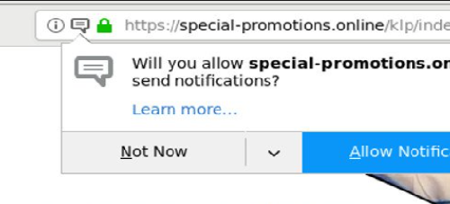 Come rimuovere Special-promotions.online