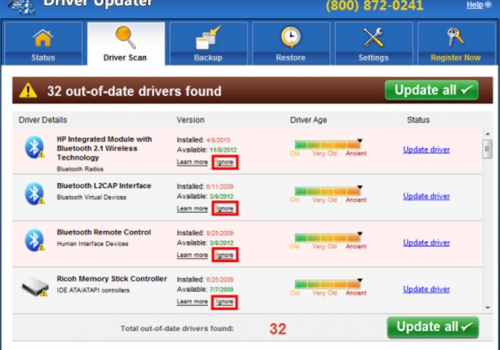 Remove WinZip Driver Updater Virus