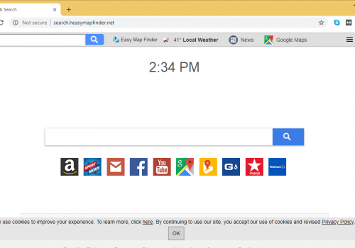 Jak usunąć Search.heasymapfinder.net