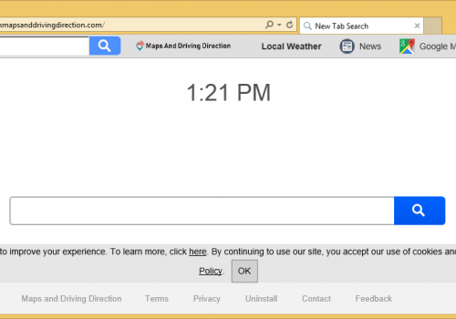 Come rimuovere Search.hmapsanddrivingdirection.com