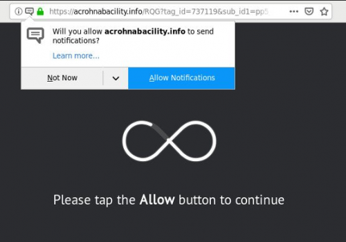 How to remove Acrohnabacility.info