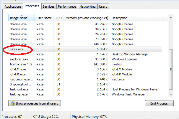 Csrss trojan