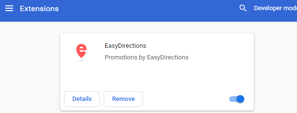 EasyDirections Adware