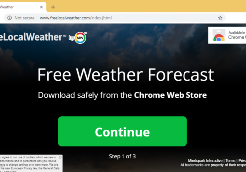 FreeLocalWeather Extension Removal