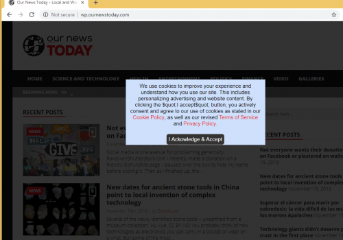 Wp.ournewstoday.com Removal