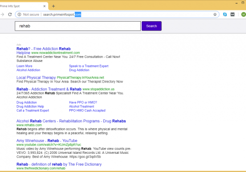 Jak usunąć Search.primeinfospot.com