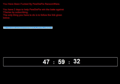 Eliminar PewDiePie ransomware