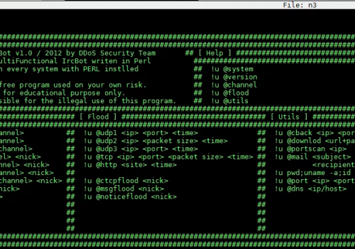 Eliminar Shellbot Botnet