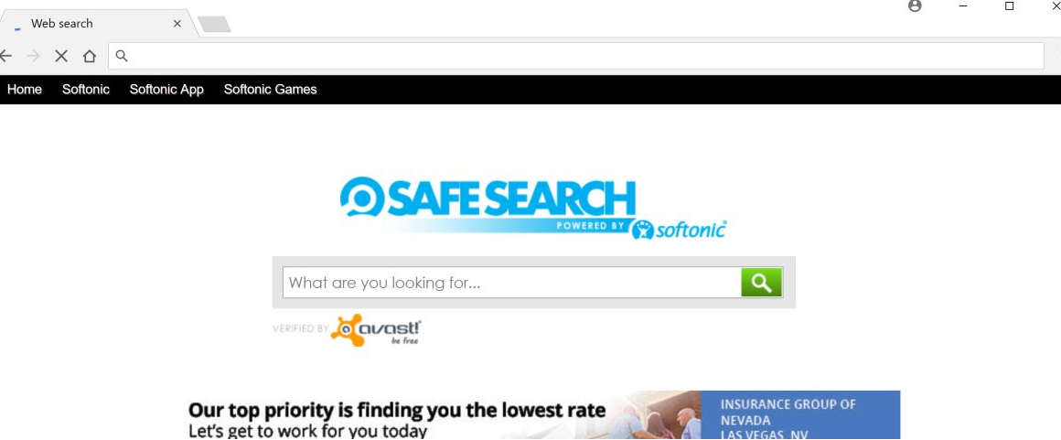 Softonic Web Search redirect