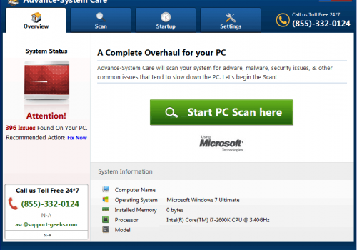 Remove System Care Pro