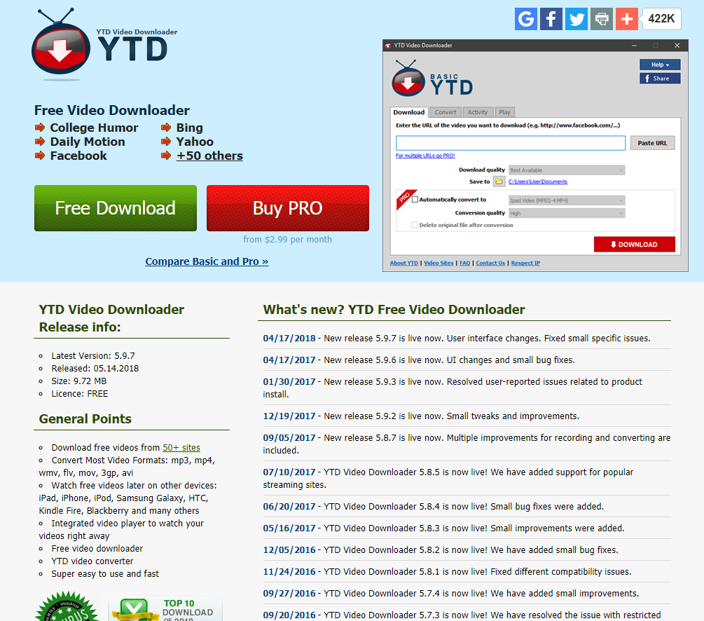 YTD Video Downloader