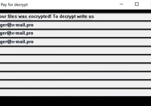 Eliminar biger@x-mail.pro virus