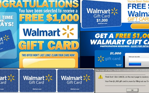 $1000 Walmart Gift Card Winner Removal