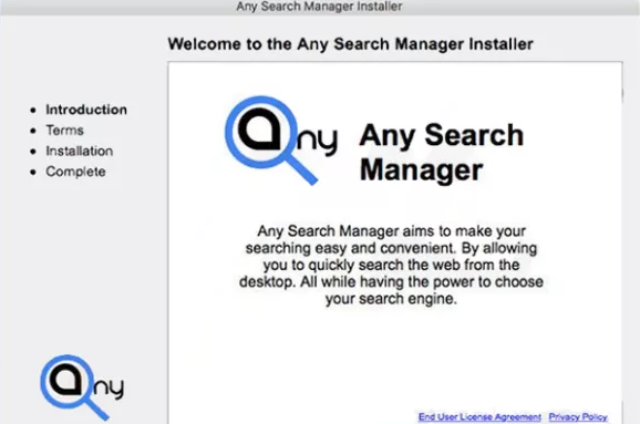 Any Search Manager from Mac OS X